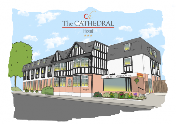 The Cathedral Illustration Logo